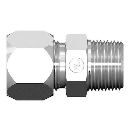 Weatherhead 7205X10x08 Connector, Male X Compression