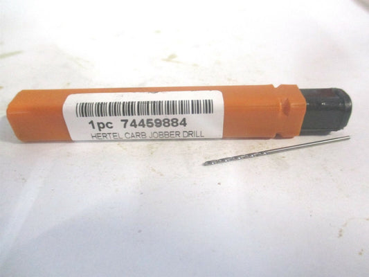 (74459884) 1mm x 3/4" x 1-1/2" OAL 118° Solid Carbide 2-Flute Jobber Drill 