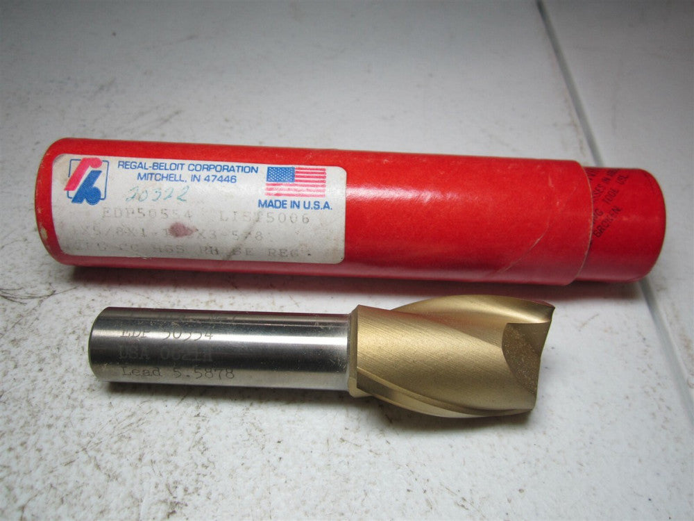 Regal Cutting Tools (50554) 1 x 5/8 x 1-1/2 x 3-5/8 OAL HSS Square End Mill