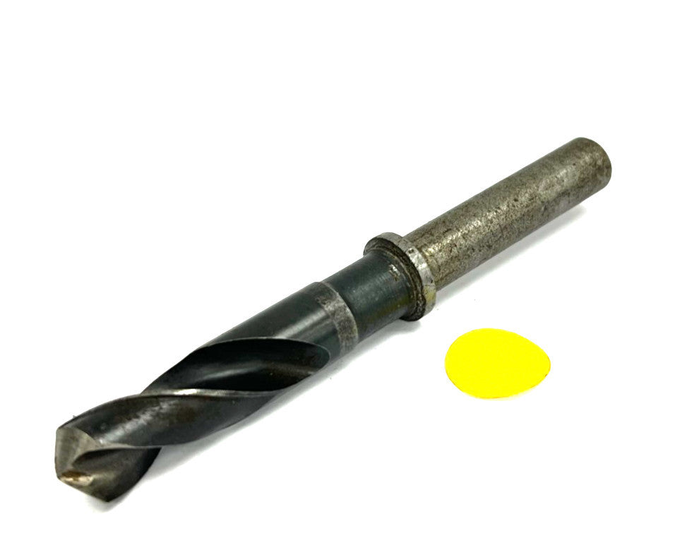 DRILL BIT 37/64 HIGH SPEED STEEL 2 FLUTE SPIRAL SHANK DIA 1/2" X 2-1/8" OAL 5"