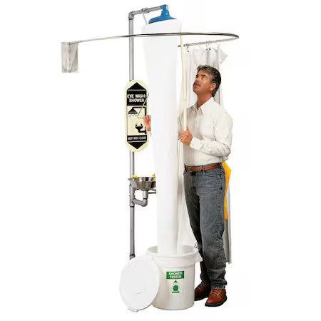 Zoro Select 9Rpp7 Replacement Shower Tester Funnel, Vinyl, White, For Use With,