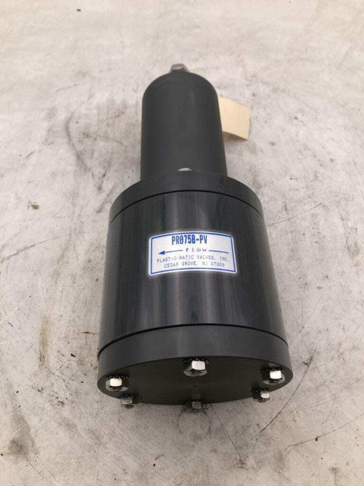 Plast-O-Matic PR075B-PV 3/4" Pressure Regulator 5-50PSI