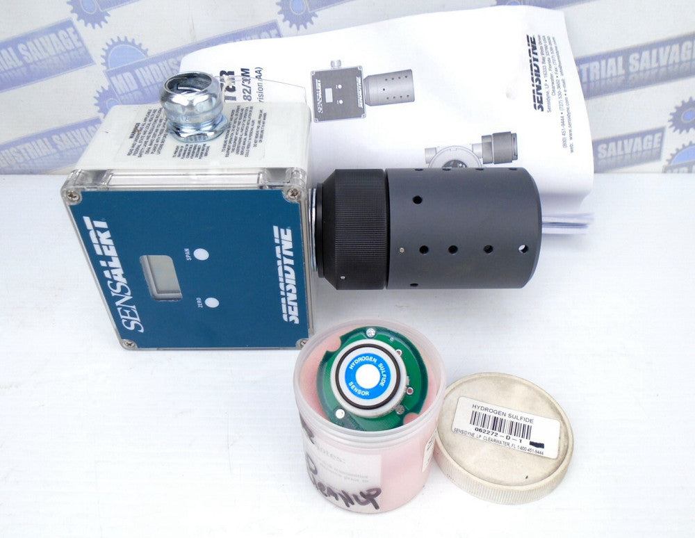 SENSALERT - 7013161-1 & 062272-D-1 GAS TRANSMITTER & Hydrogen Sulfide SENSOR 