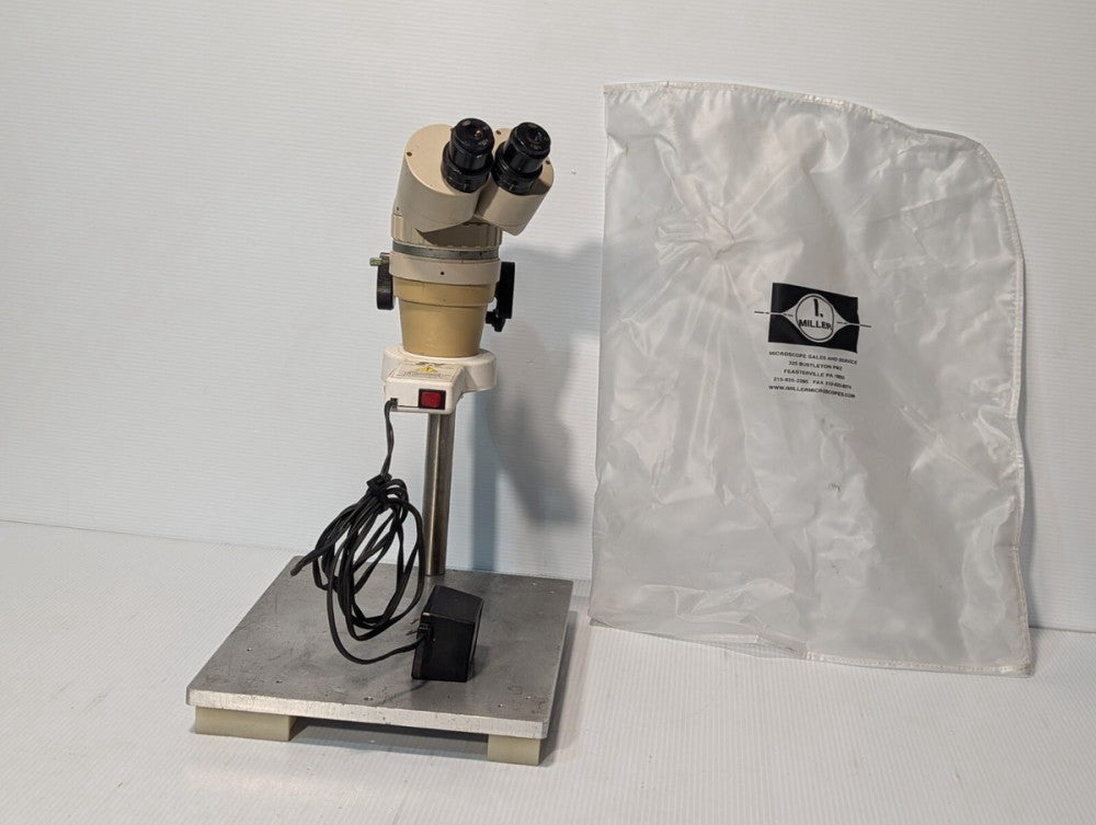 Olympus SZ Microscope w/ Stocker & Yale Lite Mite Series 9 Illuminator Free Ship