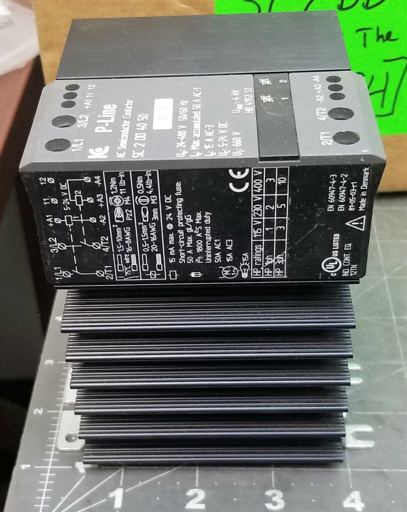 IC Electronic P-Line SC 2 DD 40 50 Contactor 24-480 Volts 50/60 Hz 50 Amps [B9S4
