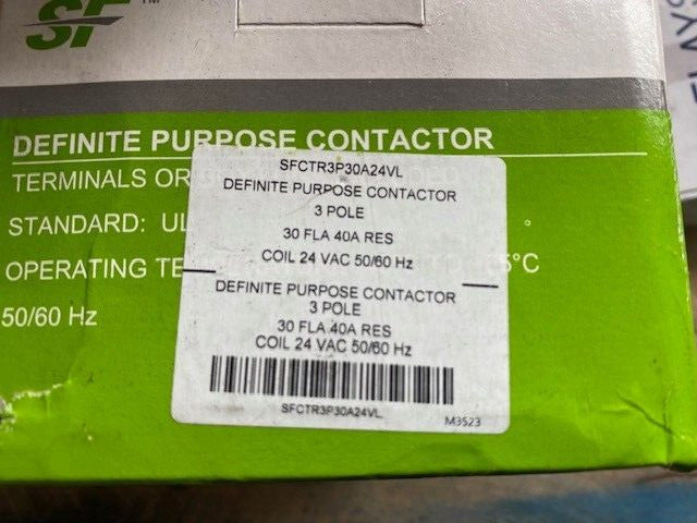 Trane SFCTR3P30A24VL Contactor