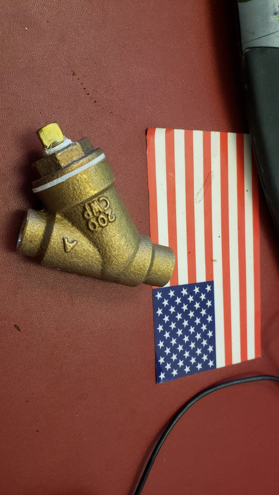 NIBCO Tapped Cap w Blow Off Plug 20-Mesh Y-Strainers S221A 1/2" ( G2-3D)