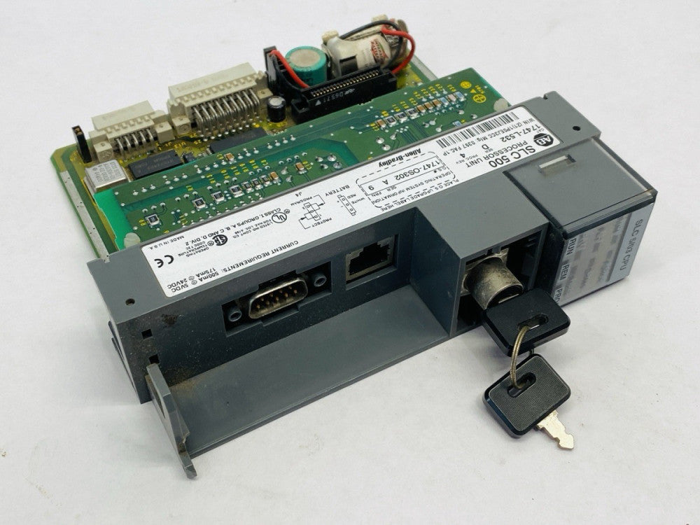 Allen Bradley 1747-L532 Ser D SLC 500 Processor Unit 1747-OS302 Ser A