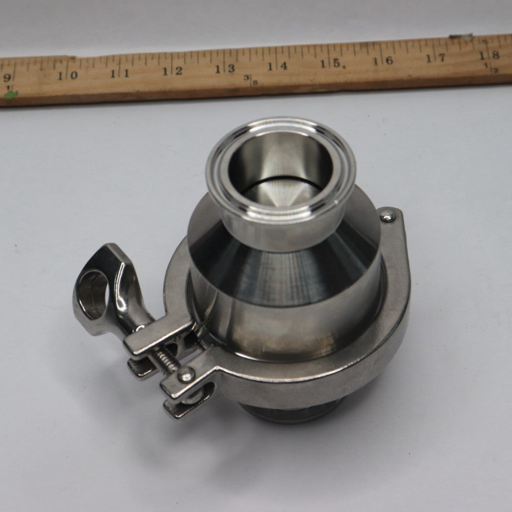 VNE Spring Check Valve T316L Stainless Steel 1/2" Tube Size 3-1/2" OAL