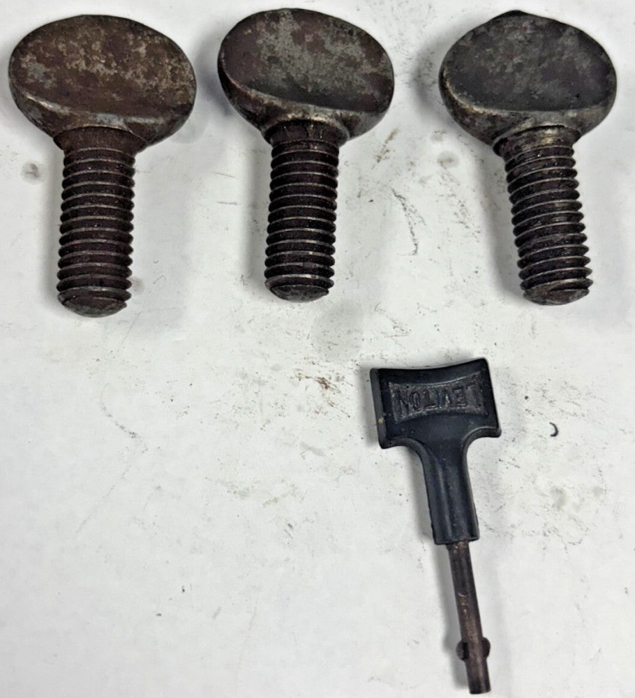 QUARTER TURN SCREWS 7/16"-14X2" LEVITON PADDLE SWITCH LOT OF 4 CARBON STEEL