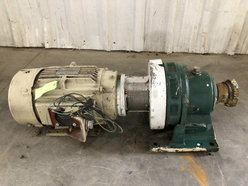 SM-Cyclo H3175 15HP Inline Gear Head Reducer / Gear Drive 21:1 1775RPM 460V 3PH