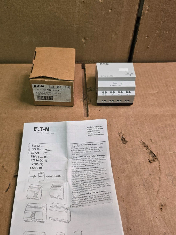 EATON EZ512-DC-TCX RELAY TRANSISTOR OUT, 24 VDC, NEW-IN-BOX!, MAKE OFFER!