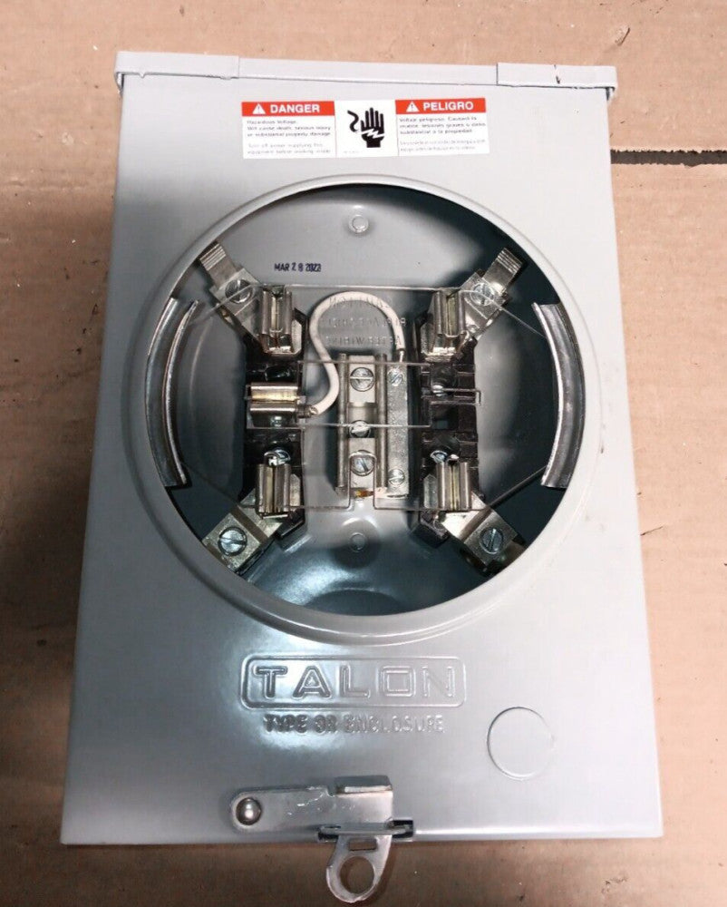 NEW SIEMENS TALON UAT111-XMBL 135 AMP METER SOCKET RINGLESS HORN BP 600V 1-PHASE