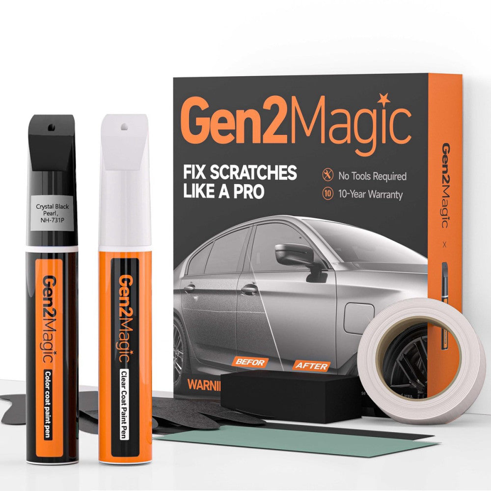 Crystal Black Pearl Touch Up Paint Pen Kit for Honda NH-731P | Easy Scratch