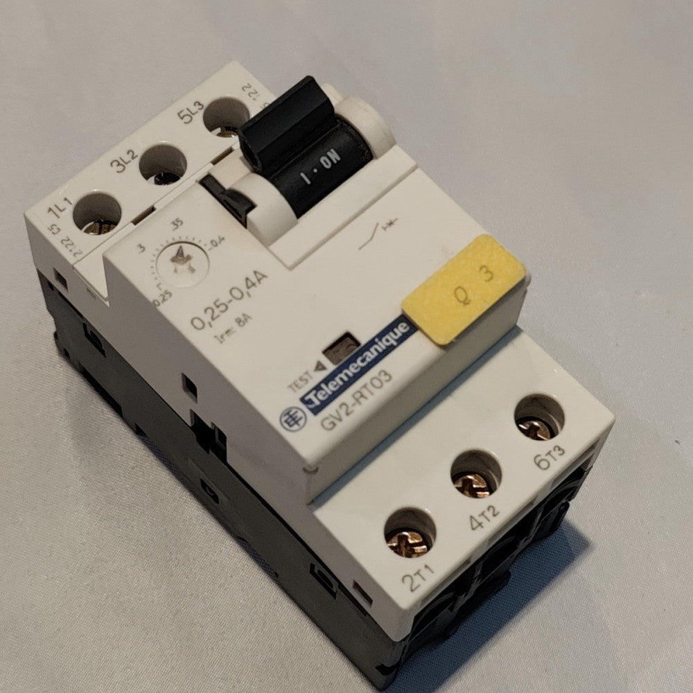 Telemecanique GV2-RT03 Motor Circuit Breaker 0.25-0.4A  Schneider Electric