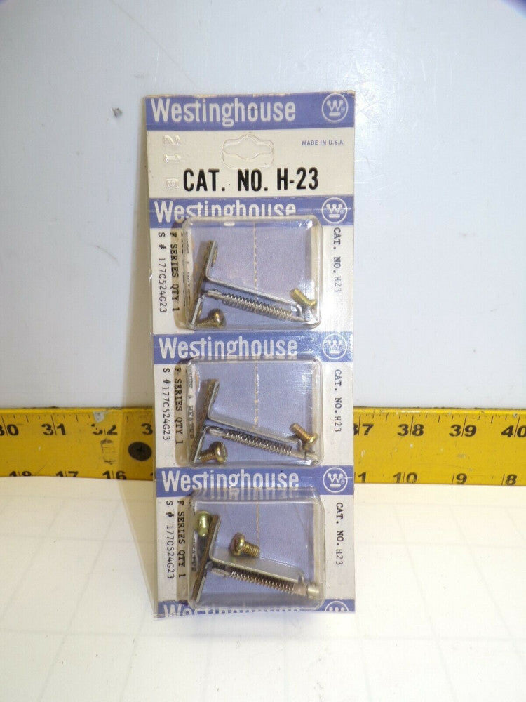 3) NEW WESTINGHOUSE H-23 TYPE A OVERLOAD HEATER ELEMENT 177C524G23  LOT OF 3
