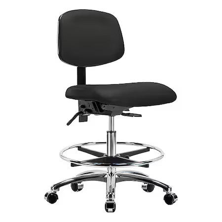 Zoro Select Br-Vmbch-Cr-T1-A0-Cf-Cc-8540 Medium Bench Chair Ergonomic Chair, No
