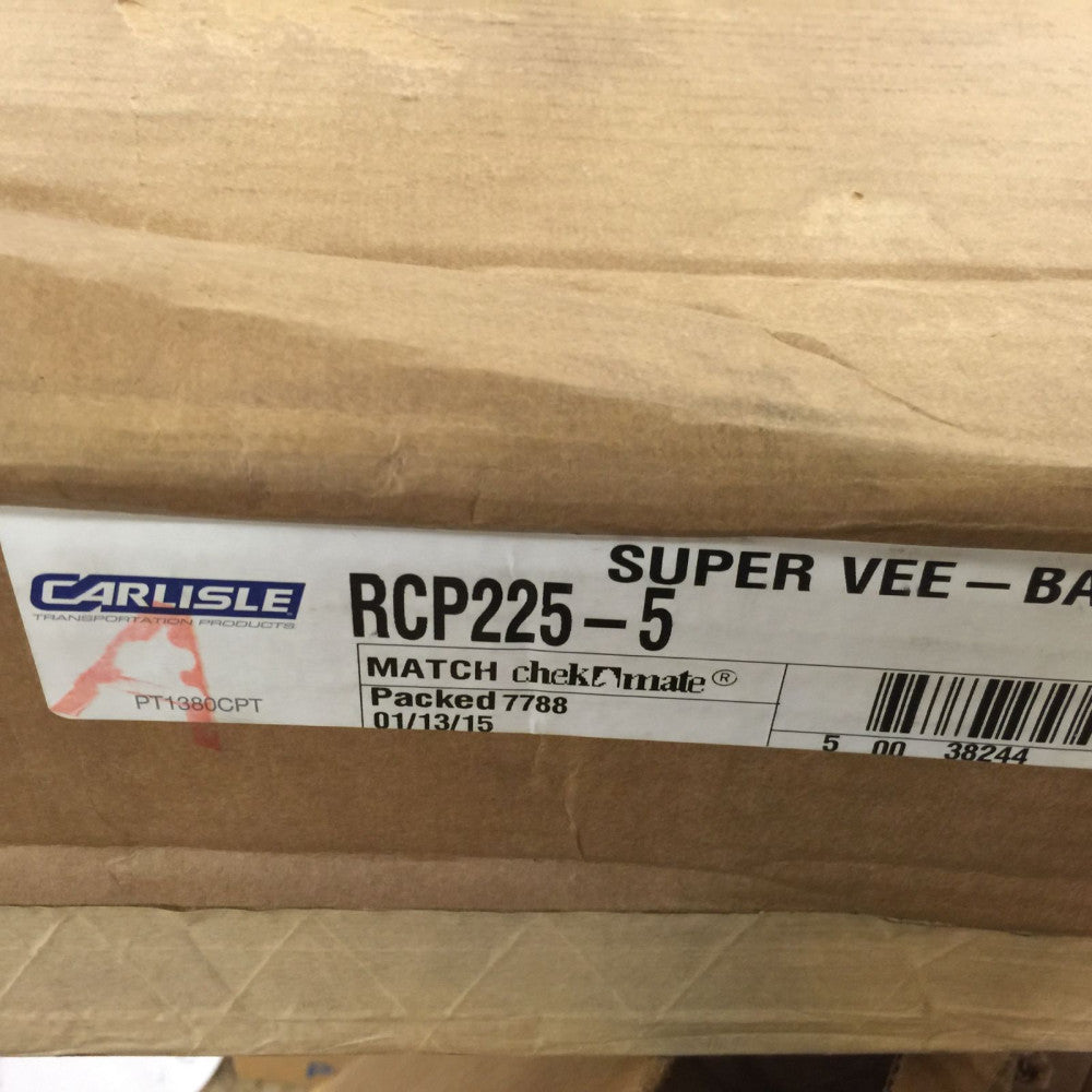CARLISLE POWER TRANSMISSION Super Vee-Band -- RCP225-5