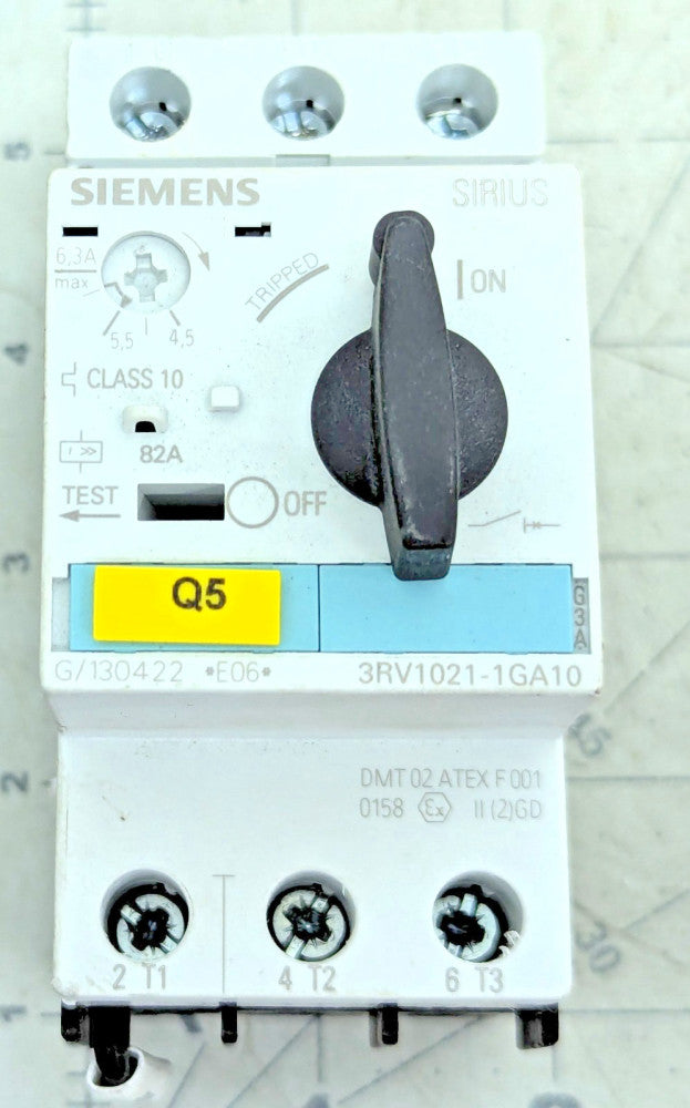 Siemens 3RV1021-1GA10 Manual Starter & Circuit Breaker WORKING PULL [B3B7]#22