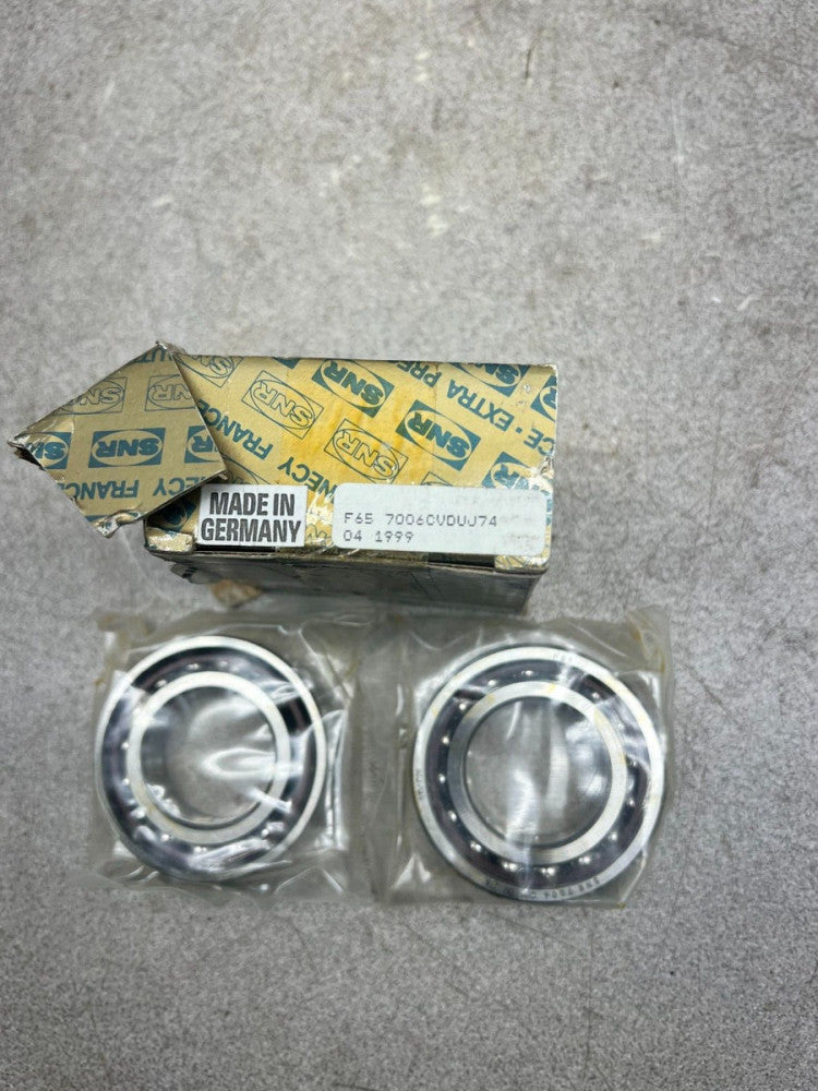 NEW IN BOX SNR CONTACT BEARING PAIR  7006CVDUJ74