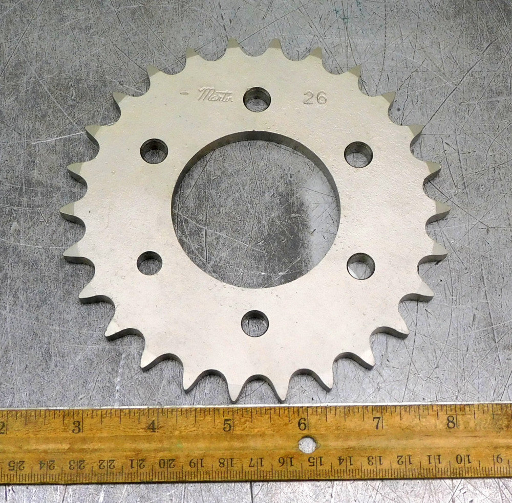 Martin 50A26 A-Plate Roller Chain Sprocket #50 26 Teeth 2-3/8" Bore