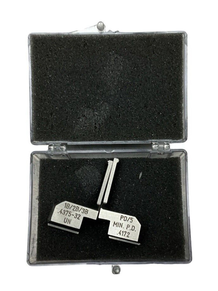 JOHNSON GAGE  .4375-32 UN  .4172  PD/5   Thread Gage / Comparator Segments