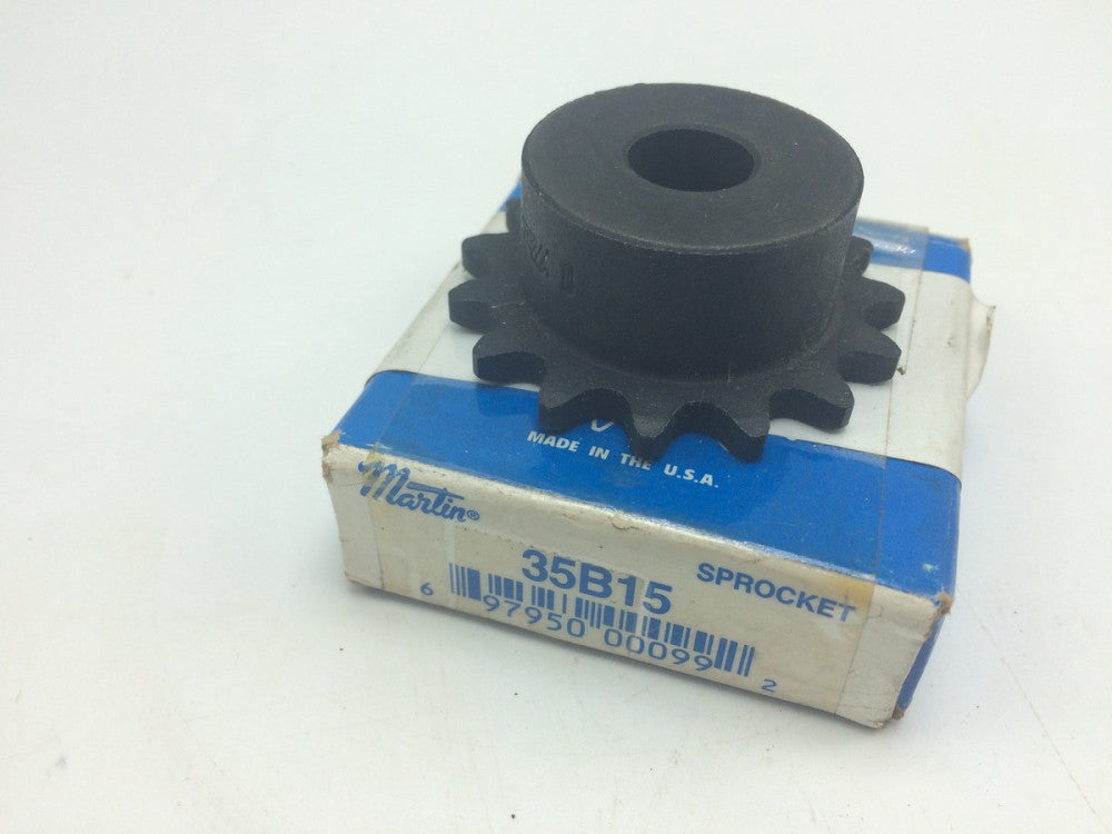 NEW Martin 35B15 1/2" Stock Bore Sprocket 