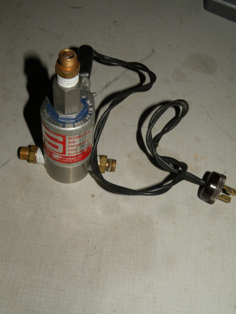 Schrader Scovill Valve 20433-1115 1/16" Ports 120VAC