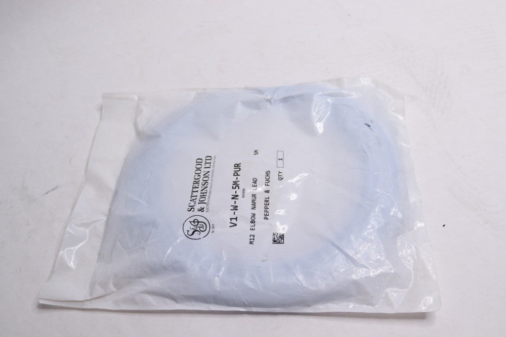 ScatterGood & Johnson LTD Cable Connector 2 PIN250 V AC/DC 4 AMP V1-W-N-5M-PUR