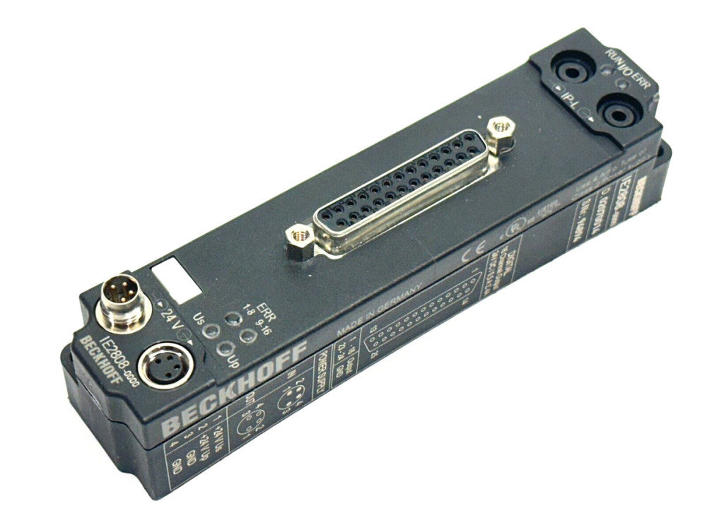 Beckhoff IE2808-0000 Extension Box 16-Channel Digital Input D-Sub 0.5A 24VDC