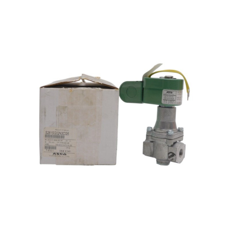 ASCO S261SG02N3CG5 120V .45A 30PSI 3/8" NSMP