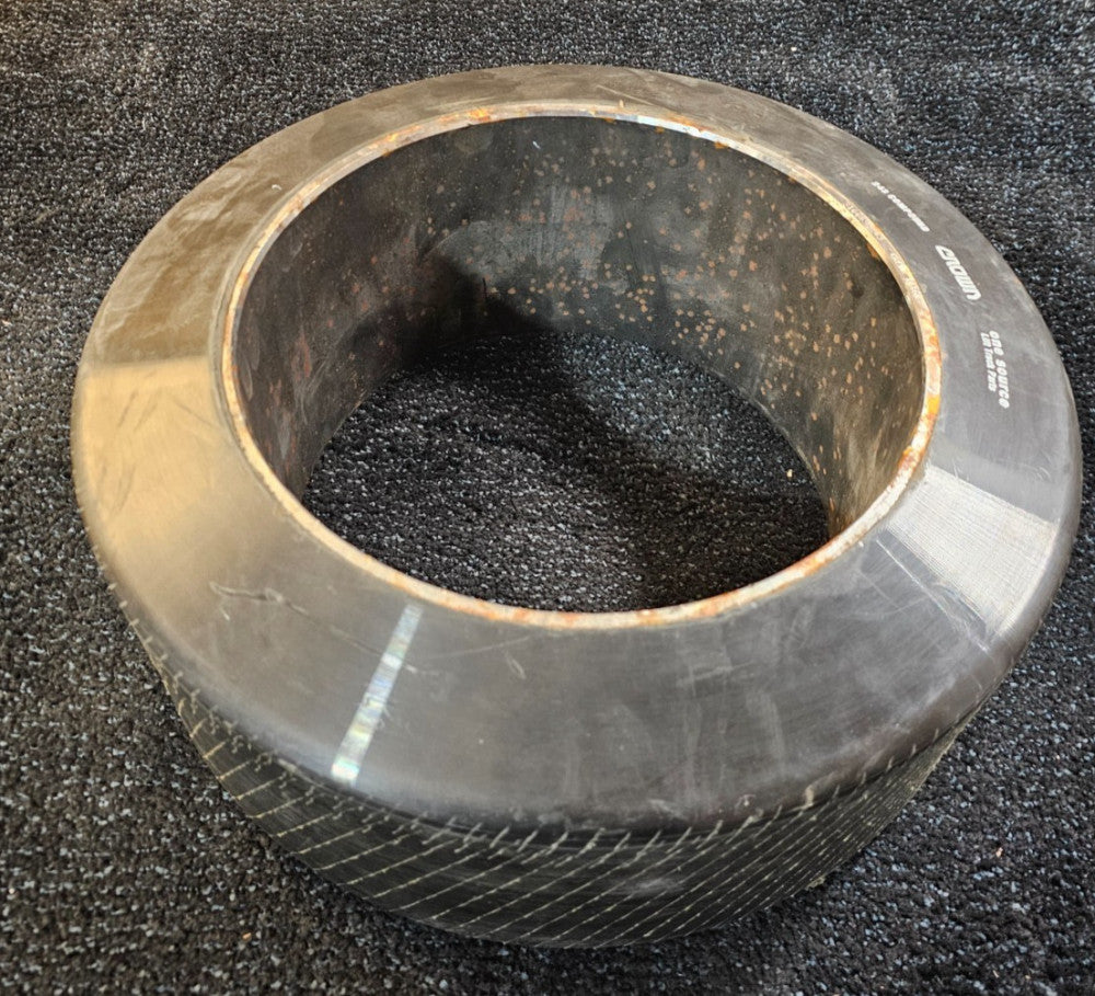 (QTY 1) Crown 310069-243-04 Polyurethane Compound 243 Forklift Tire 18x7x12.125