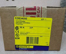 NEW Square D EDB34050 50 Amp 3 Pole 480Y/277V Bolt On EDB Circuit Breaker
