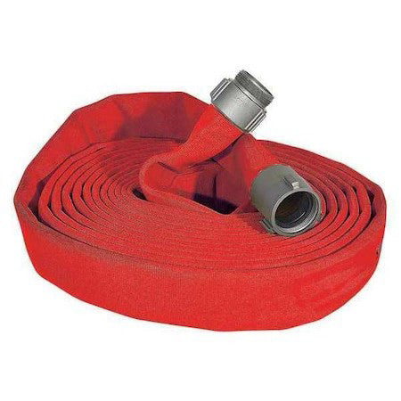 Kuriyama G51h15lnr100n Fire Hose,100 Ft. L,Red,1-1/2" Dia.