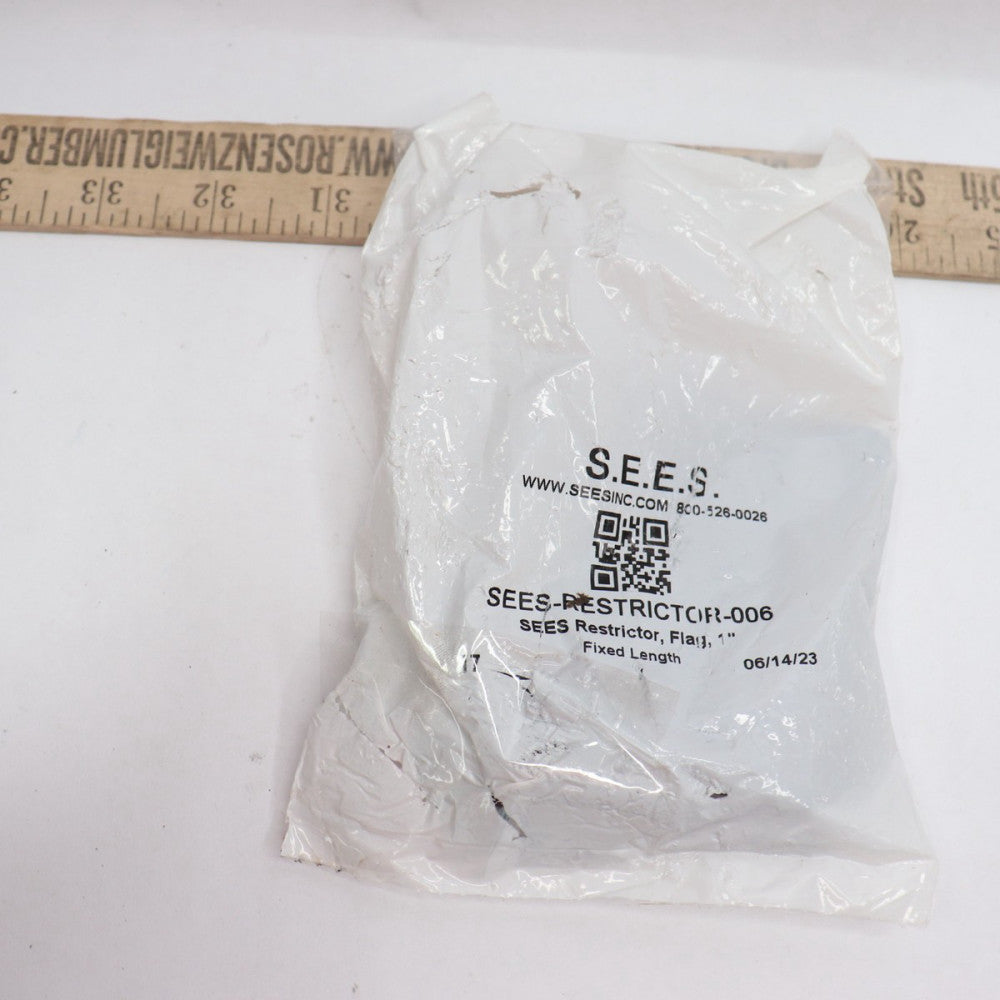 Sees Elevator Door Restrictor Flag Black 1" 006