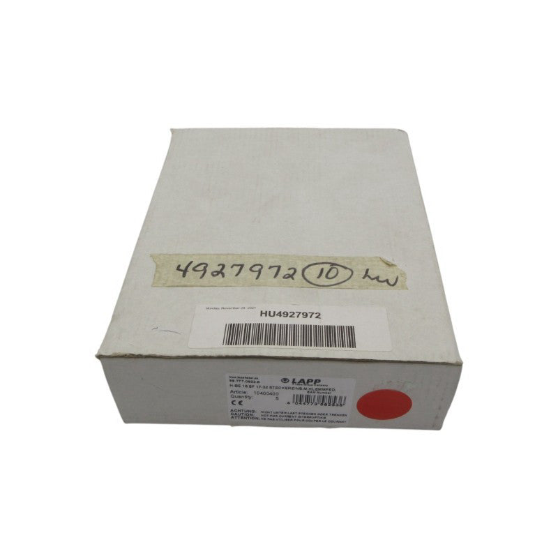 LAPP GROUP 10400400 (PKG OF 5) NSMP