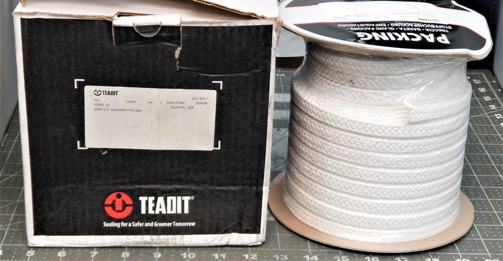 ½” Braided Expanded PTFE Yarn (Dry) FDA Approved Mechanical Packing [D3S3]