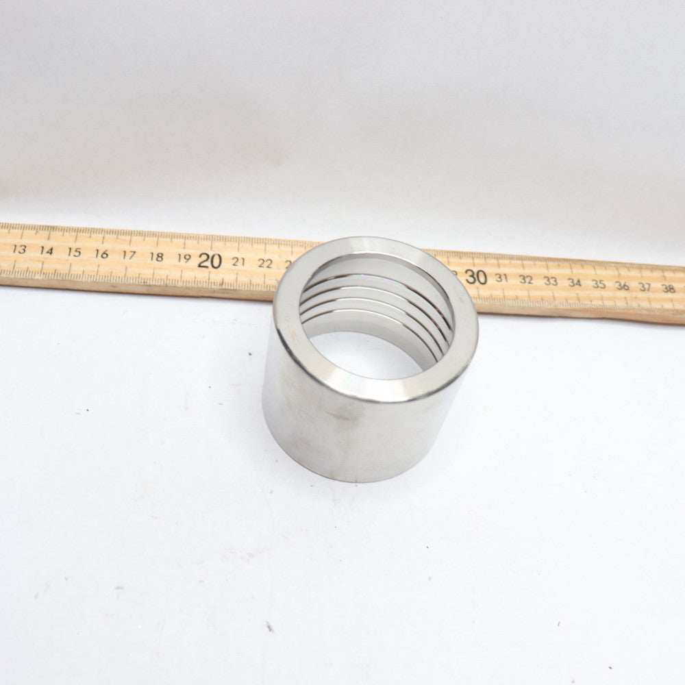 Sanitary Crimp Ferrule Stainless Steel 3.54" ID x 3" Hose ID N211109AT04