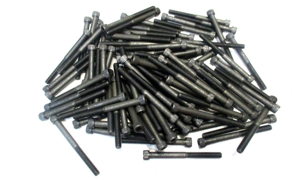 Brighton (011167) 1/4-20 UNC 2-3/4 OAL 3/16 Hex Socket Cap Screw - Lot of 100