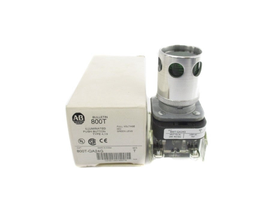 ALLEN BRADLEY 800T-QA24G SER. T 24VAC/DC (WH) NSMP