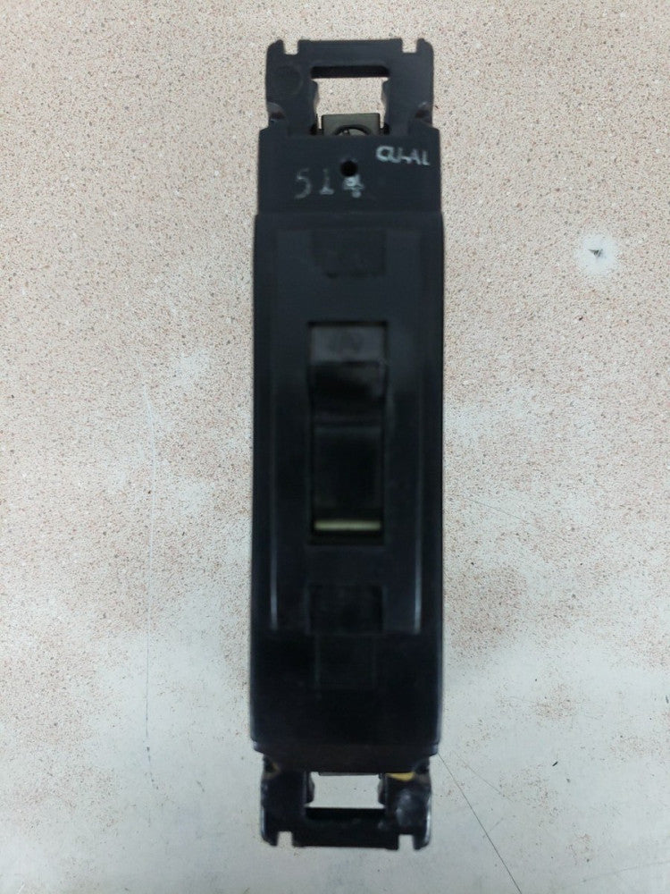 1) New GE TE111040, 40 Amp, 125 Volt, 1 Pole Circuit Breaker