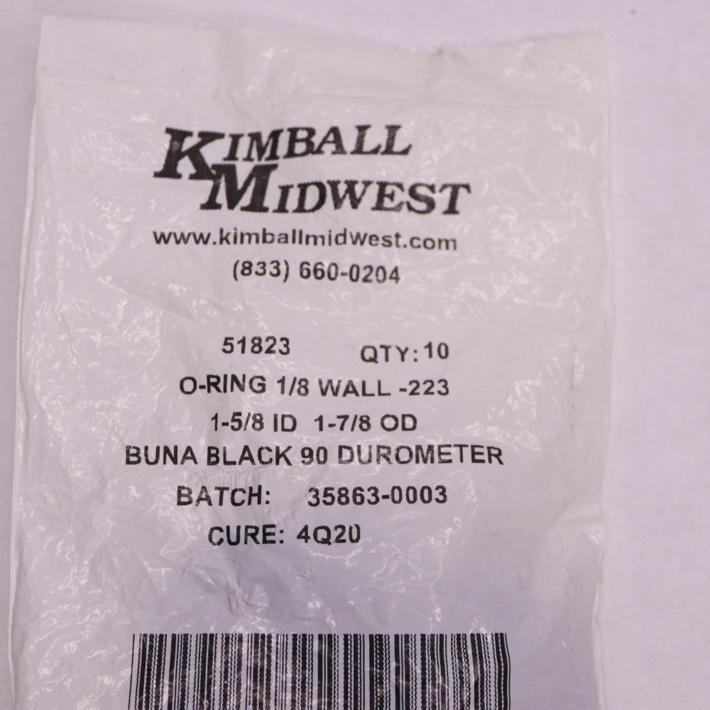 (10-Pk) Kimball Midwest O Ring 51823