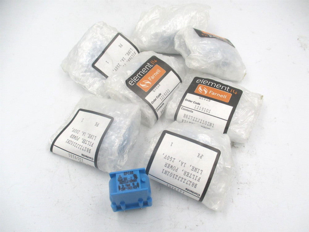 EPCOS (B82722J2102N001) 10 mH @ 10 kHz 2 Line Common Mode Choke - Lot of 8 