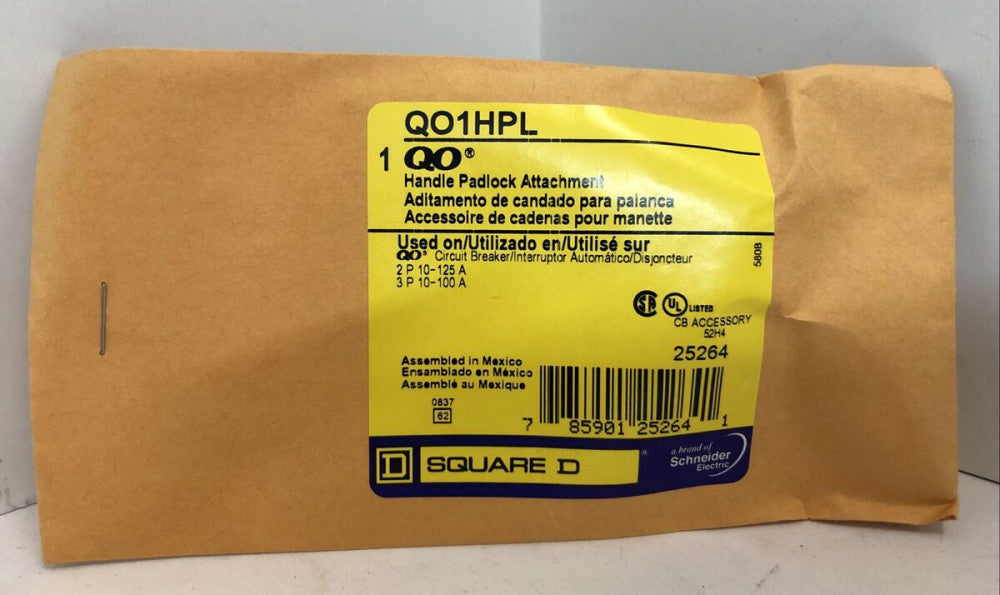 Square D Handle Lock Attachment for Circuit Breakers - QO1HPL