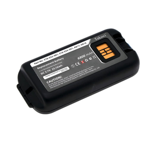 6800mAh 318-034-001 AB17 AB18 Battery Replacement for Intermec CK3 CK3X CK3A ...