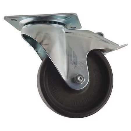 ZORO SELECT LI-POHI 200G-FI Swivel Plate Caster,Glass Nylon,8 in,770 lb, D