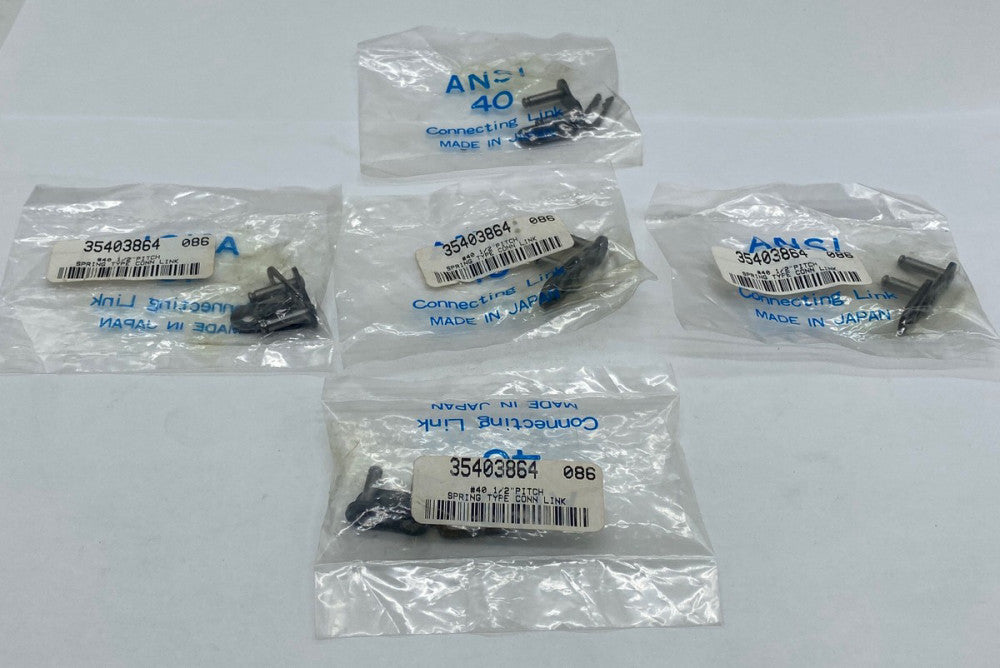 NEW Morse 35403864 Chain Connecting Link ANSI 40 1/2" Pitch Lot of 5