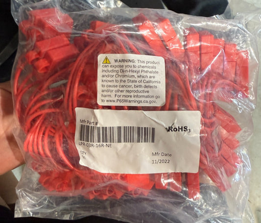 (Bag of 50) Opti-Fuse Fuse Holder with Cover LPR-03R-16R-NE