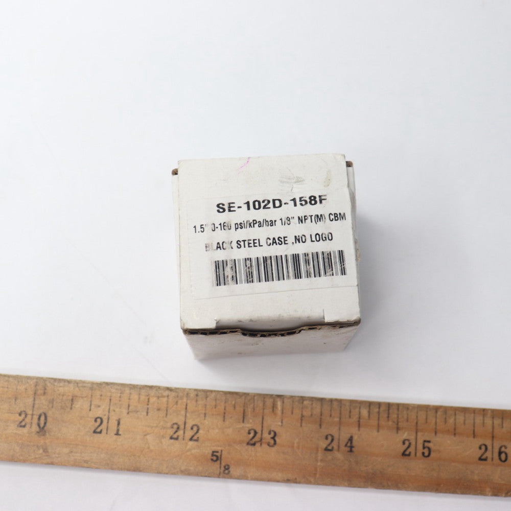 Utility Pressure Gauge 0-160 PSI 1/8" x 1-1/2" Dia SE-102D-158F