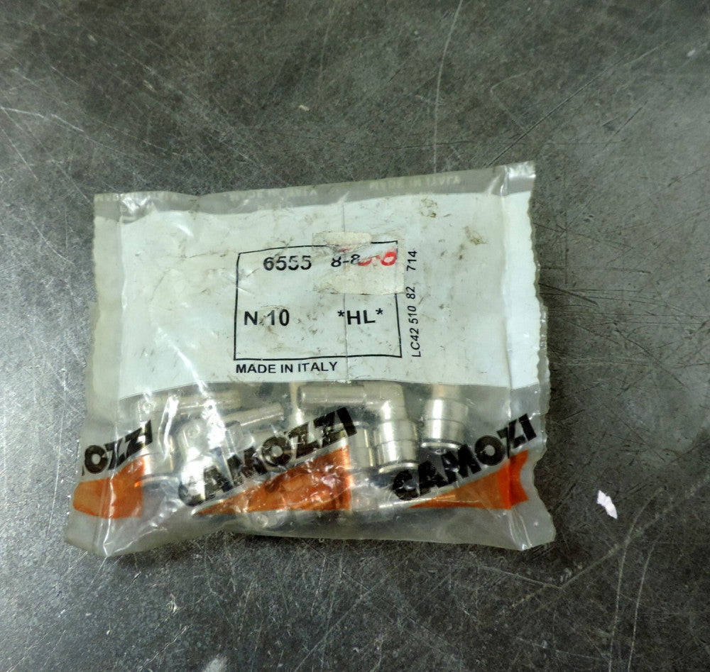 Camozzi Push In Elbow Fitting Tube to Stem 8mm to 8mm 6555-8-8